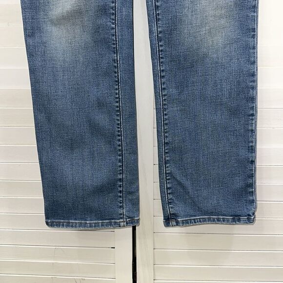 Lands End Jeans Size 12 Mid Rise True Straight Leg - Picture 5 of 13